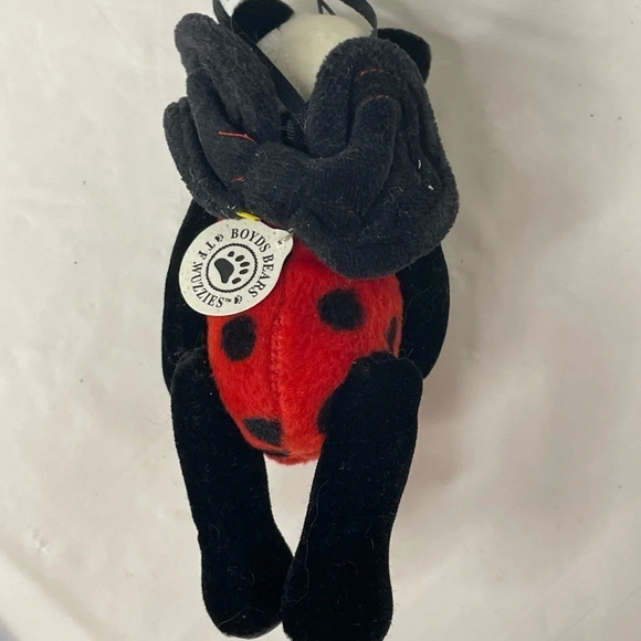 Boyds Bear Lady B. Lovebug plush ornament Valentine’s Day decor 5 Inches - Picture 3 of 5